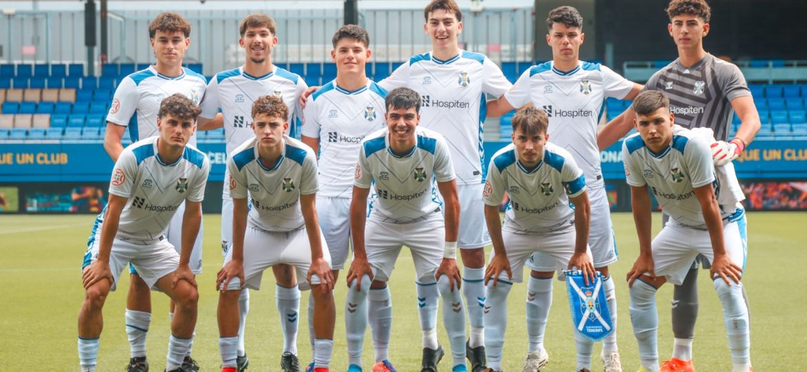 XI del Juvenil en el Johan Cruyff (CD TENERIFE).
