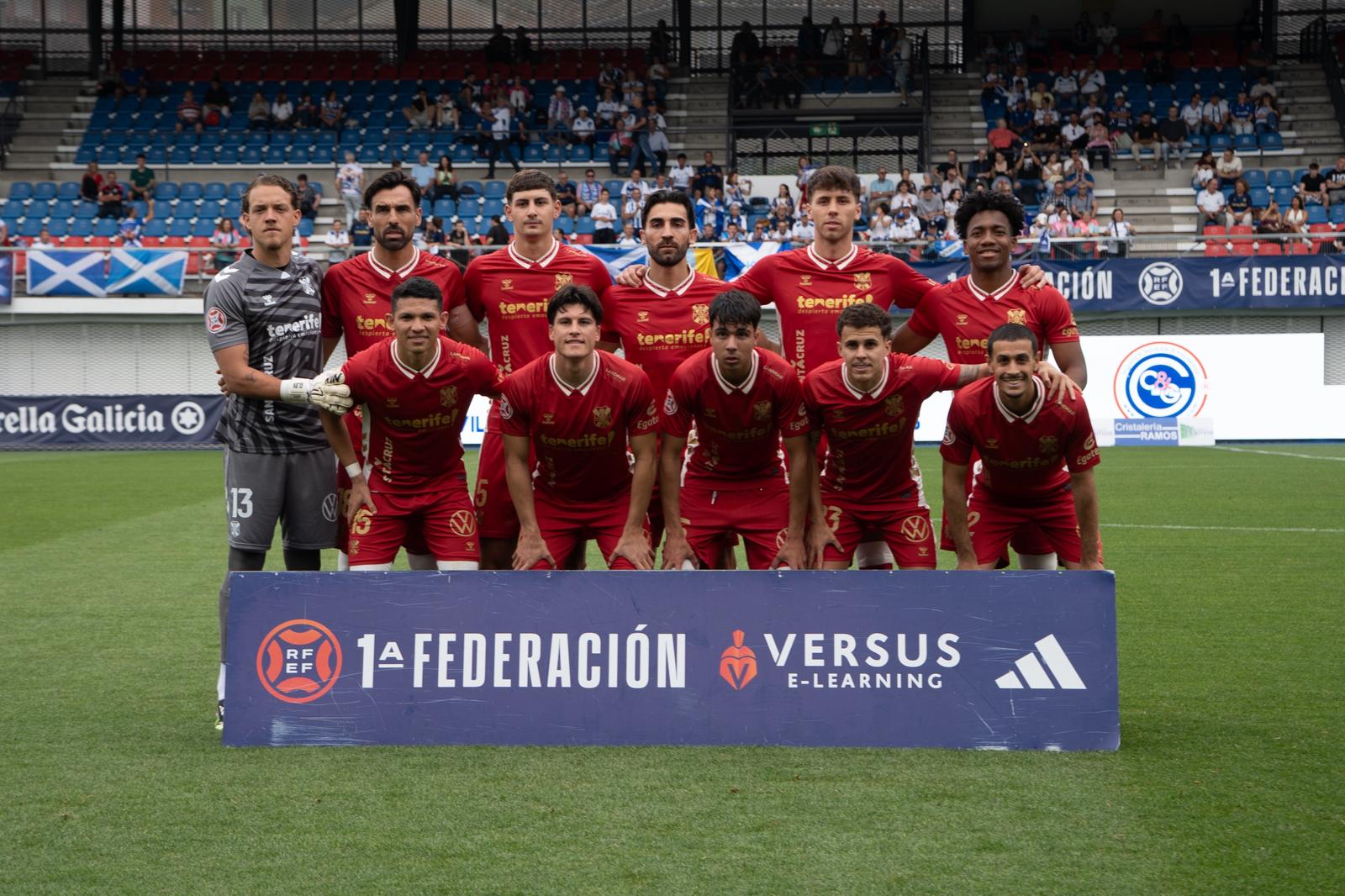Once del Tenerife ante el Ourense (CDT)