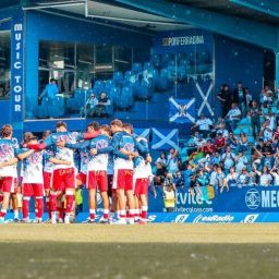 El CD Tenerife previo al choque ante la Ponferradina (CEDIDA)