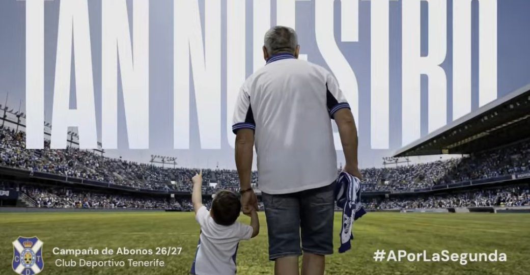 Cartel de la campaña de abonos del CD Tenerife 26-27 (CD TENERIFE)