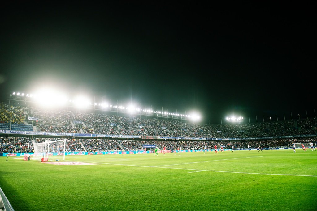 Aspecto del Heliodoro en el derbi canario del pasado curso / SAN ACOSTA).