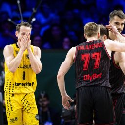 Huertas se lamenta (BASKETBALL CL).