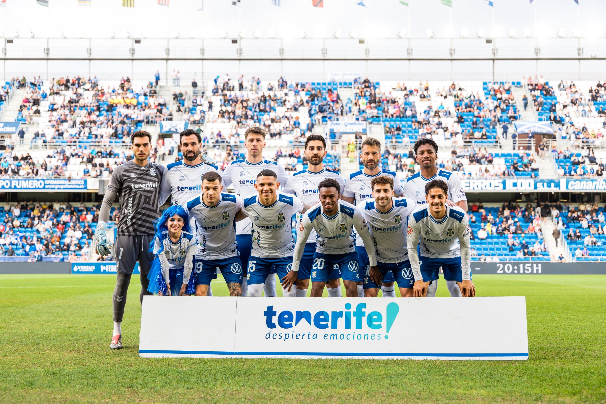 Once del CD Tenerife ante el Racing de Ferrol (CD TENERIFE)