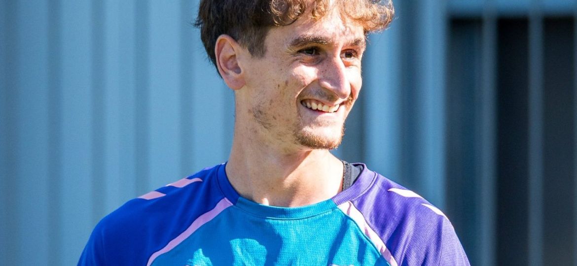 Noel López en un entrenamiento (CD TENERIFE)