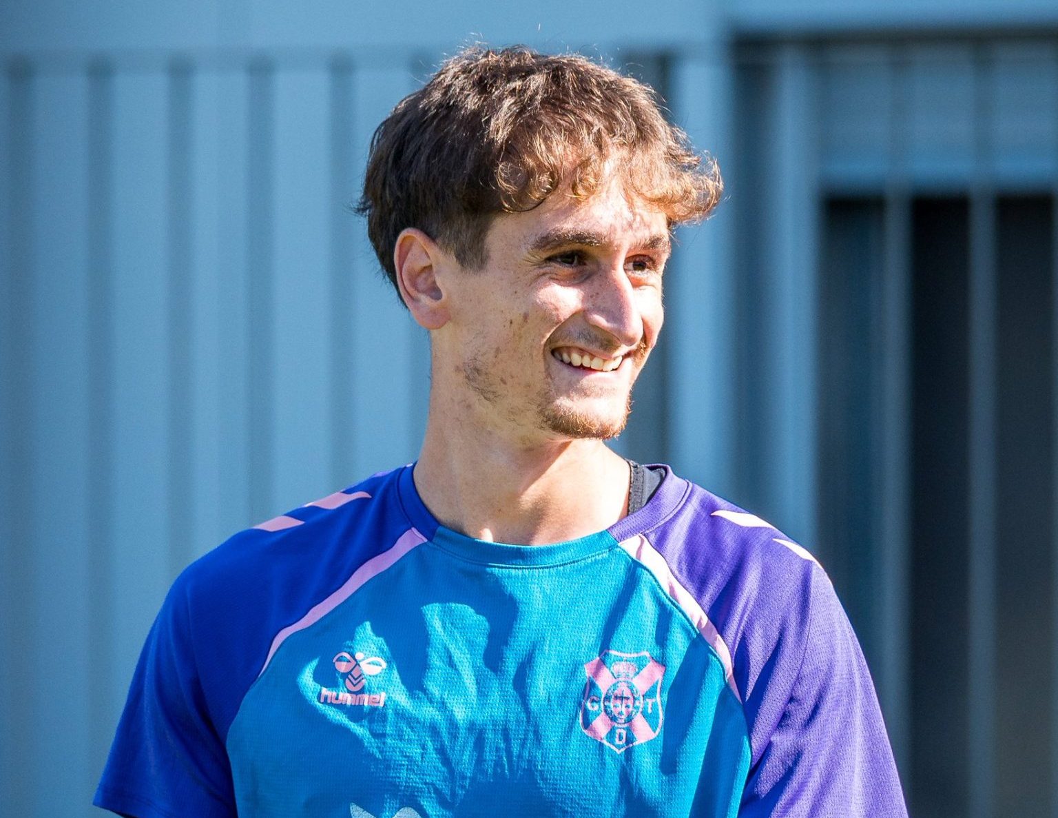 Noel López en un entrenamiento (CD TENERIFE)