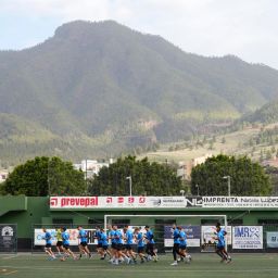 Entrenamiento del Atlético Paso. (CEDIDA)
