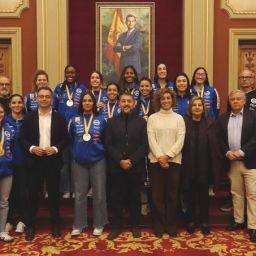Imagen de la recepeción al Cuesta Piedra (AYUNTAMIENTO DE SANTA CRUZ TENERIFE)