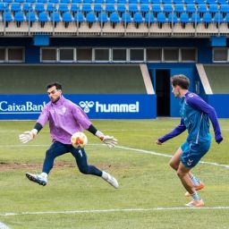 Imagen de un entrenamiento (CD Tenerife)
