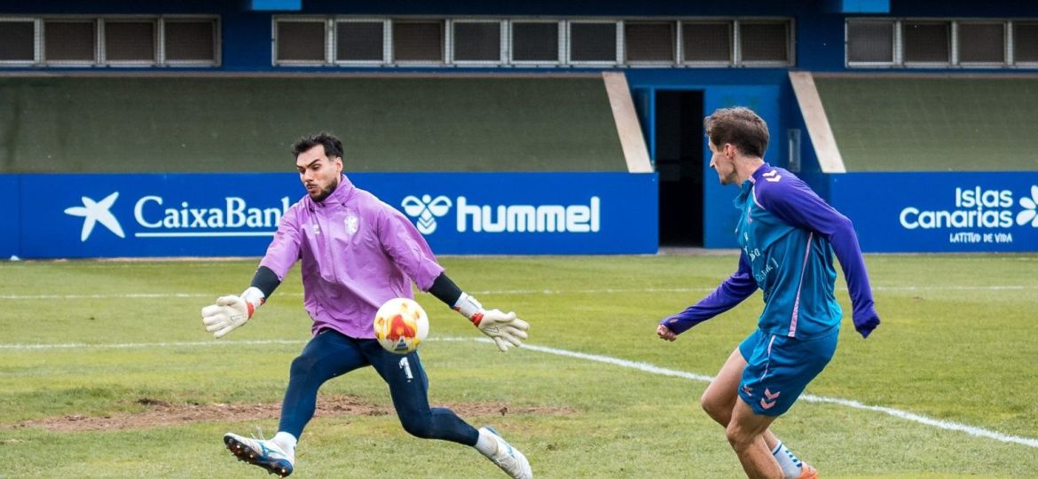 Imagen de un entrenamiento (CD Tenerife)