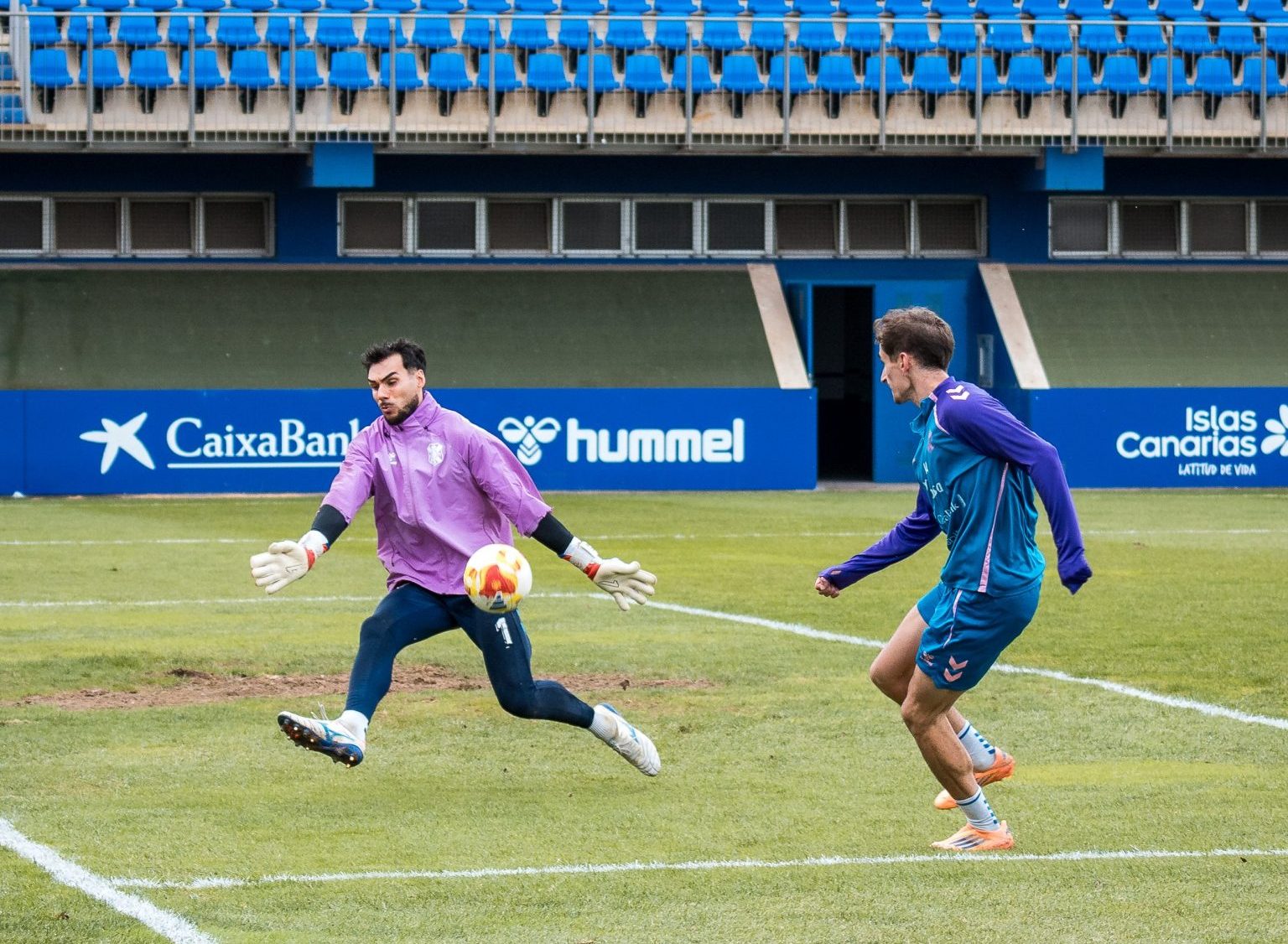 Imagen de un entrenamiento (CD Tenerife)