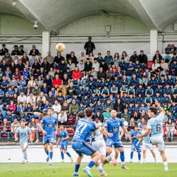 Imagen de un partido del Ourense (OURENSE CF)