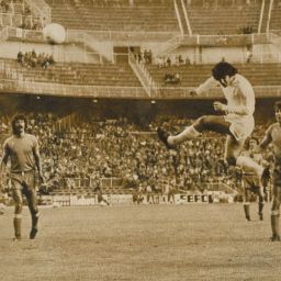 Imagen del Tenerife - Real Madrid de Copa en 1976 (Diario de Avisos)