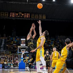 Imagen del derbi en la Champions League (BCL)