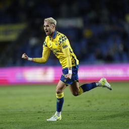 Januzaj celebra su gol a Osasuna (@UDLP_Oficial)