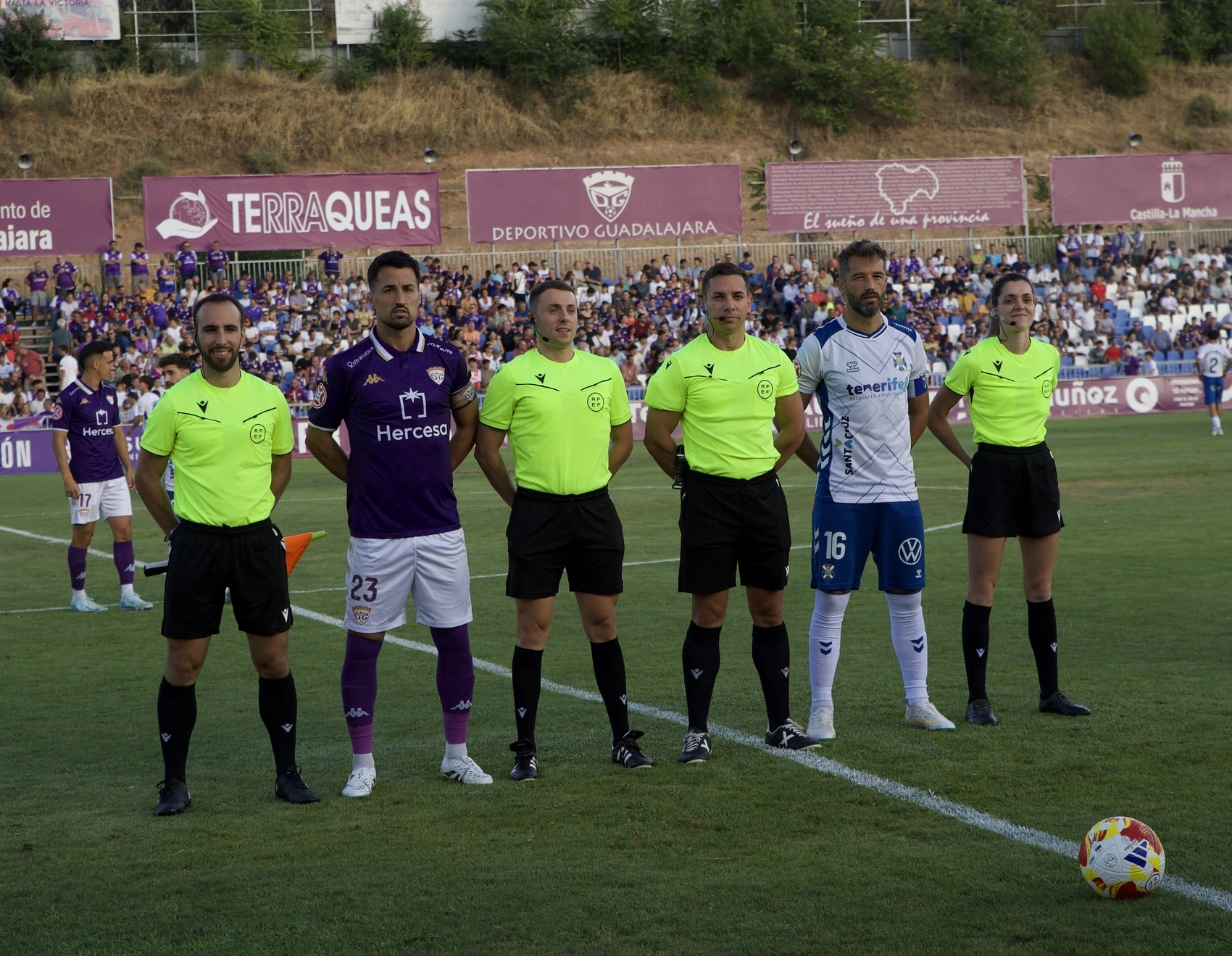 José David Martínez, antes del Guadalajara- Tenerife (CD TENERIFE)
