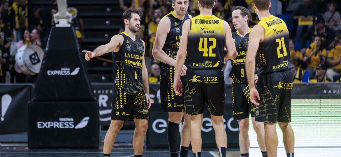 Jugadores de La Laguna Tenerife (CB CANARIAS)