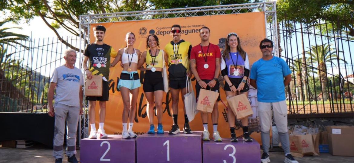 Foto del podio masculino y femenino (CEDIDA)