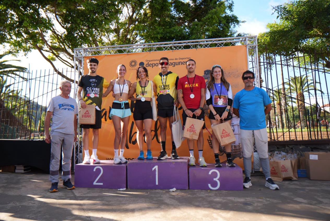 Foto del podio masculino y femenino (CEDIDA)