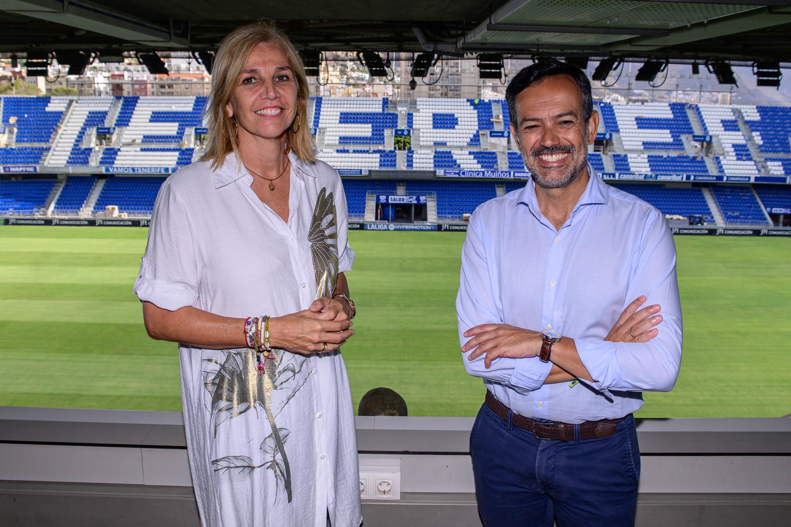 La consejera Yolanda Moliné y el vicepresidente Lope Afonso (CEDIDA)