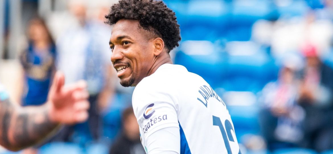 Landázuri durante el Tenerife- Lugo (CD TENERIFE)
