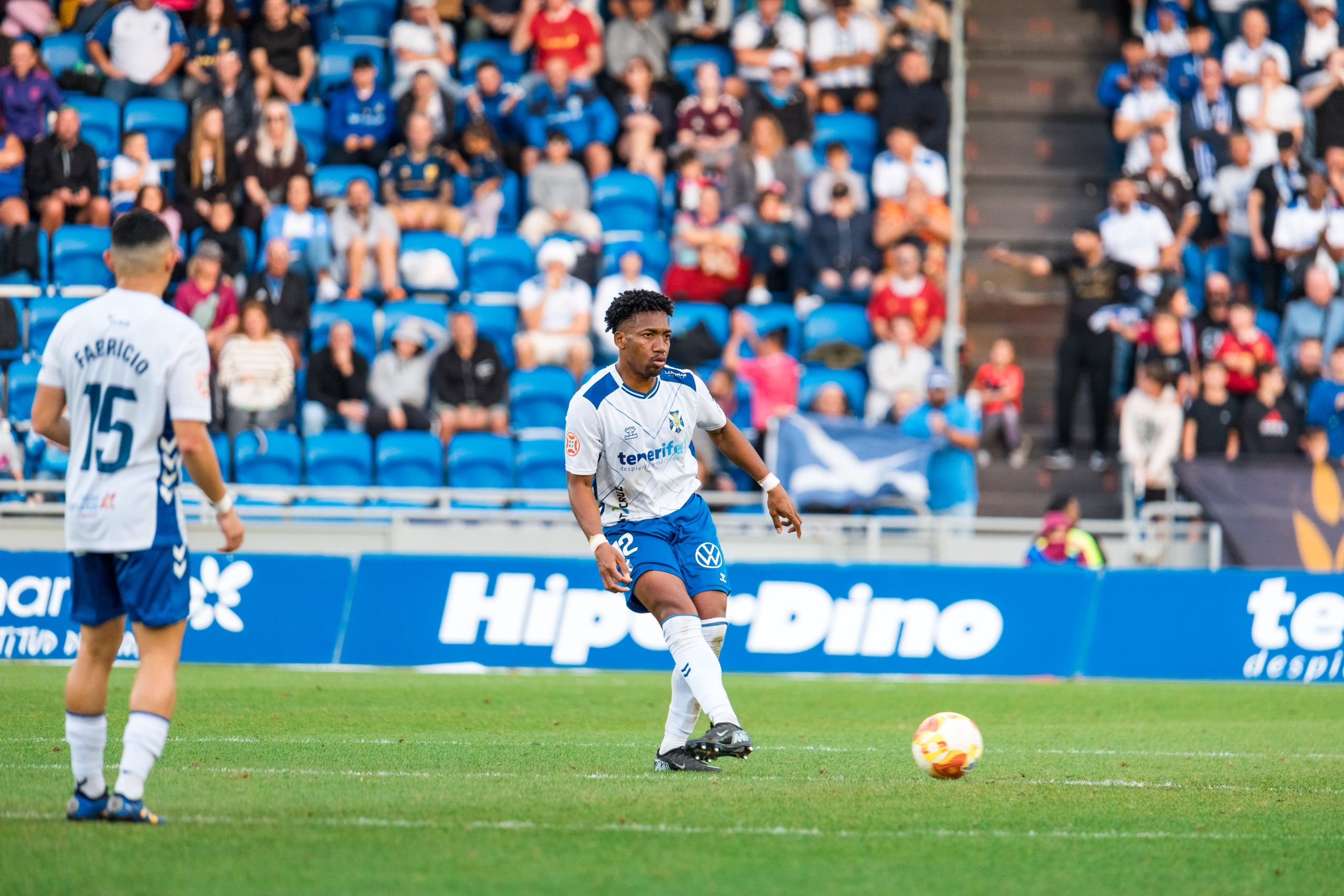 Landázuri en el partido contra Racing de Ferrol (CD TENERIFE)