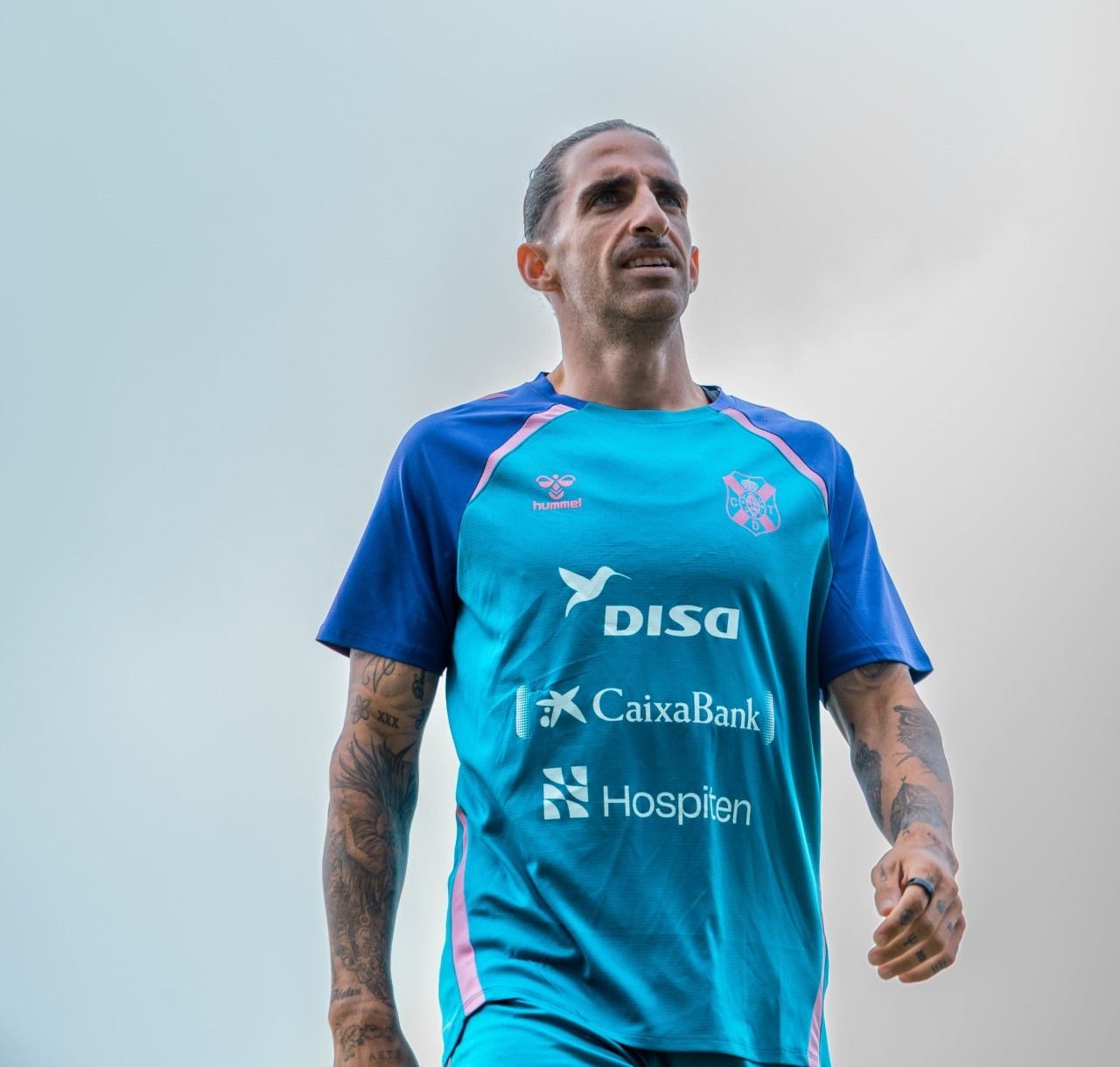 Marc Mateu durante un entrenamiento (CD Tenerife)