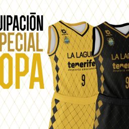 Modelo de la ropa para la Copa del Rey del CB Canarias (CB CANARIAS)