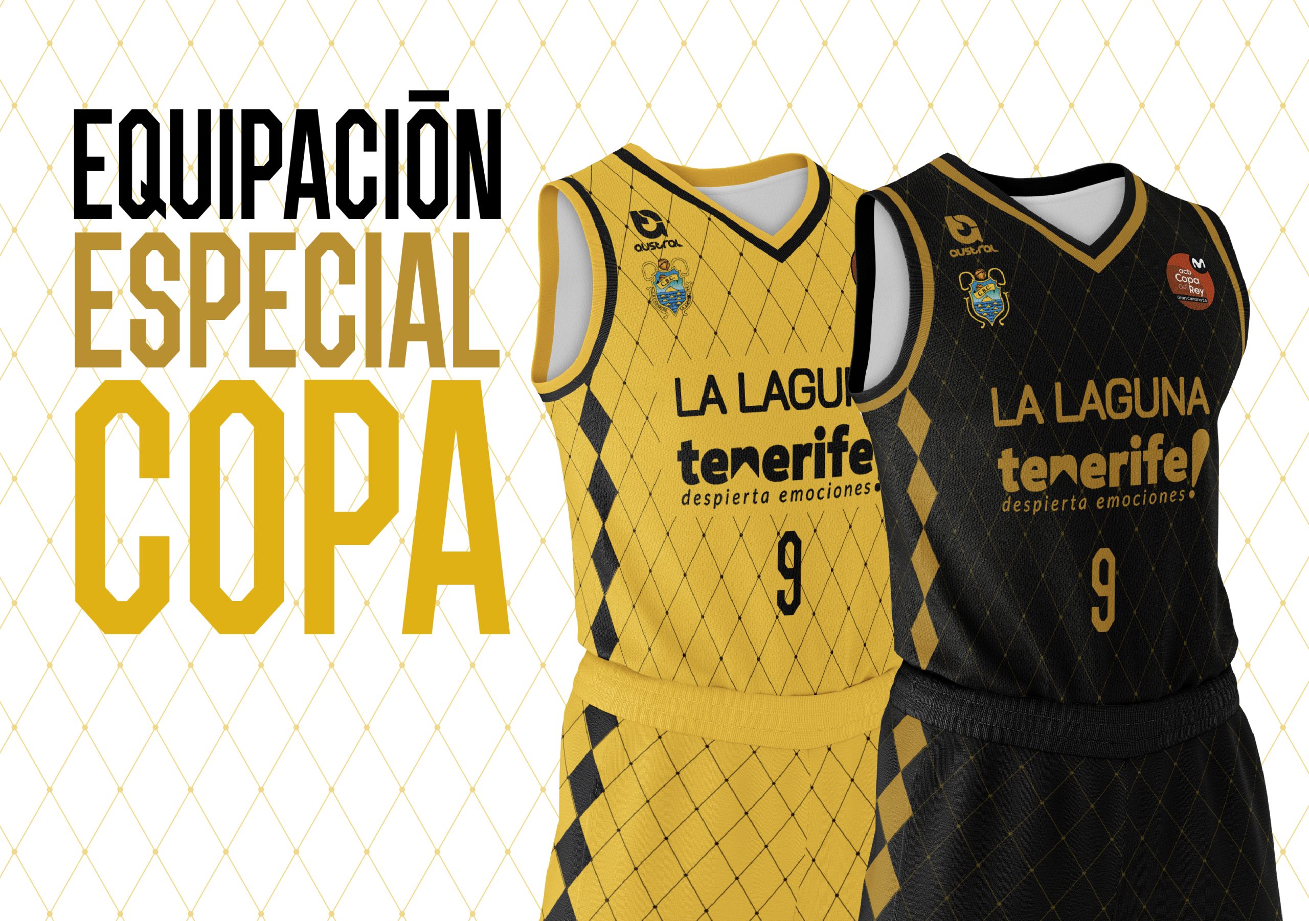 Modelo de la ropa para la Copa del Rey del CB Canarias (CB CANARIAS)