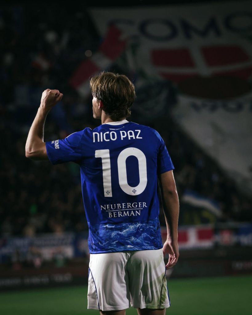 Nico Paz (@COMO_1907).