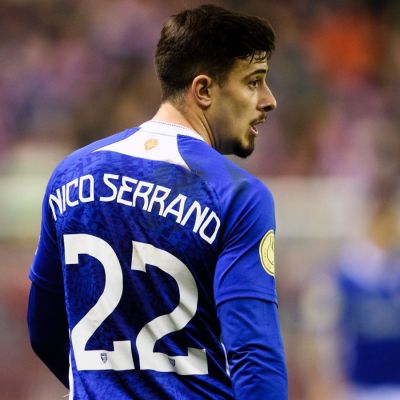 Nico Serrano en el partido de Copa ante la UD Logroñés (@AthleticClub)