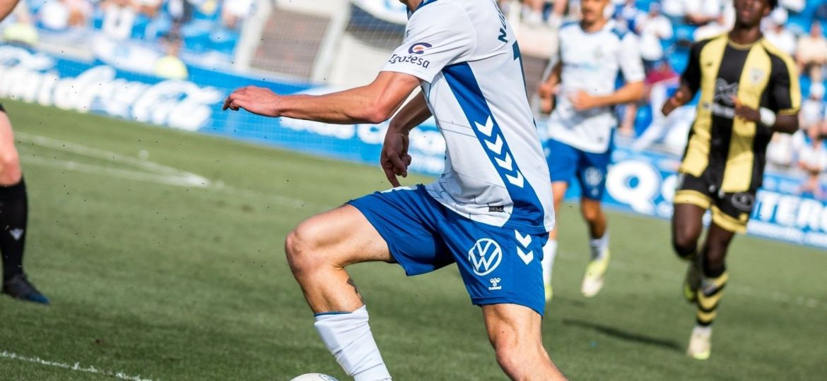 Noel López en el partido contra el Barakaldo (CD TENERIFE)