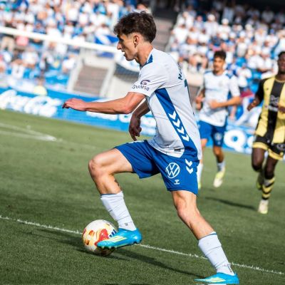 Noel López en el partido contra el Barakaldo (CD TENERIFE)