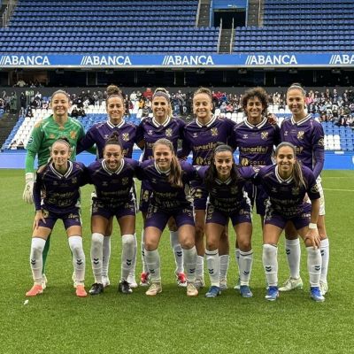 Once inicial de las blanquiazules en Riazor (CEDIDA)