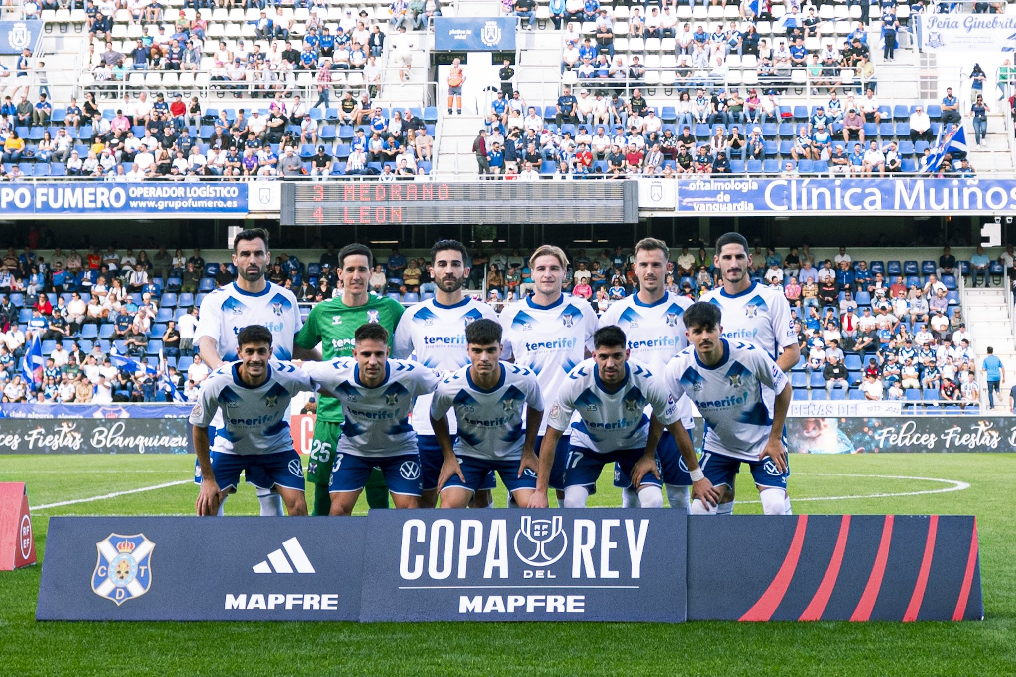 XI blanquiazul ante Osasuna (CD TENERIFE).