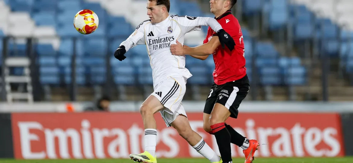 Partido entre el filial madridista y el Mérida (Real Madrid)