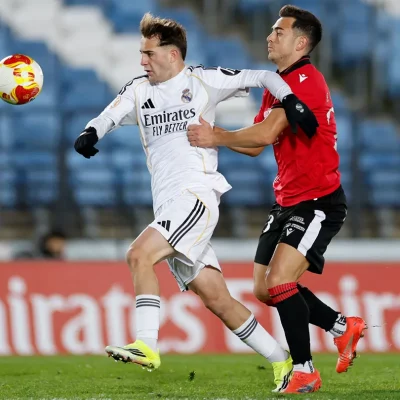 Partido entre el filial madridista y el Mérida (Real Madrid)