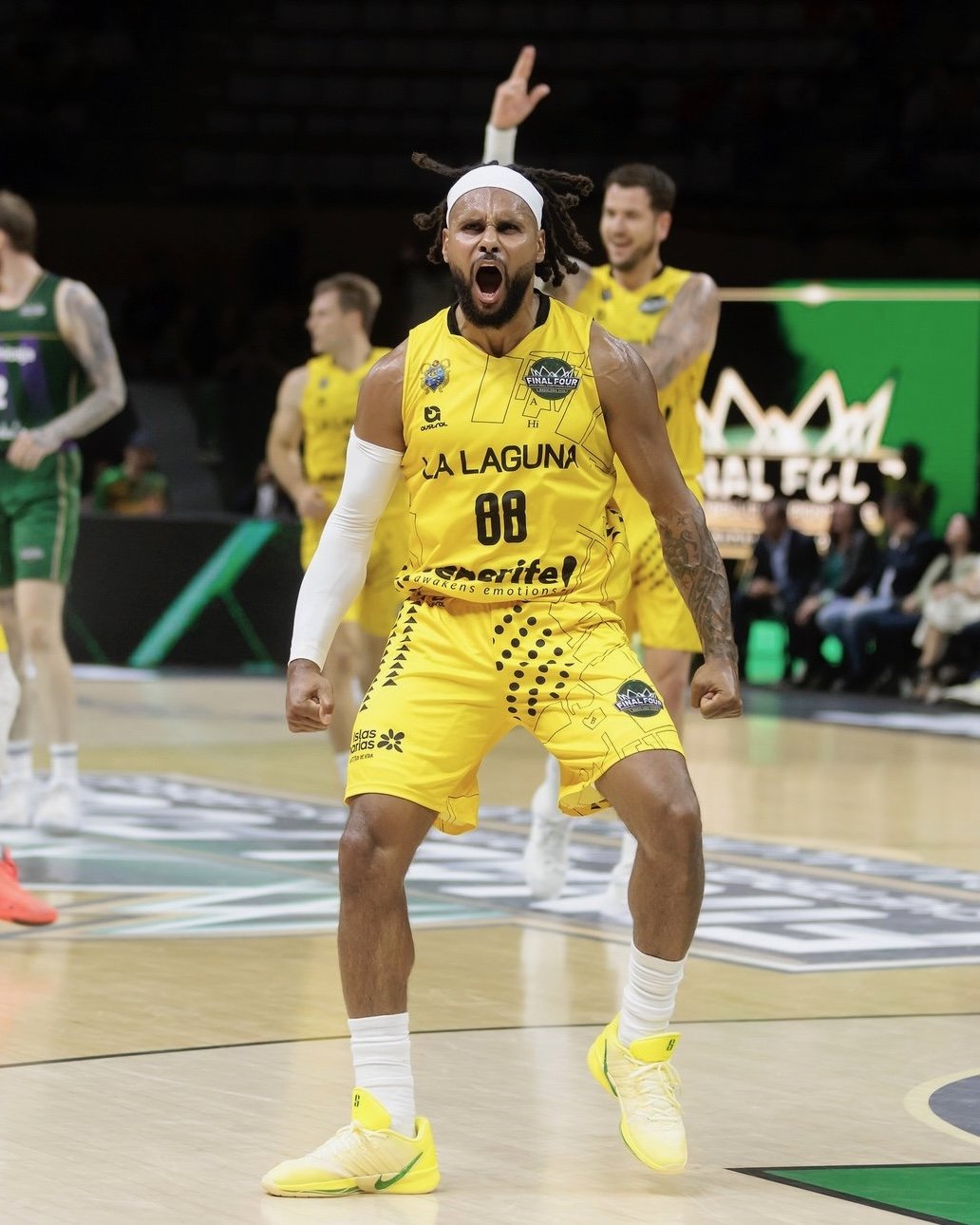 Patty Mills con La Laguna Tenerife (@PATTY_MILLS)
