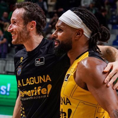 Patty Mills con Marcelinho Huertas (MARIANO POZO ACBPHOTO)