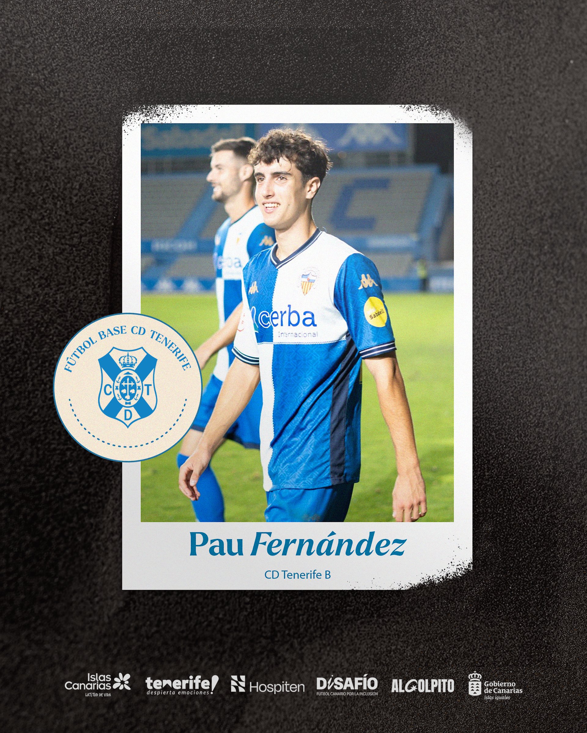 Pau Fernández, nuevo lateral blanquiazul (CD Tenerife)