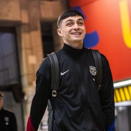 Pedri antes del partido contra Las Palmas (@FCBarcelona)