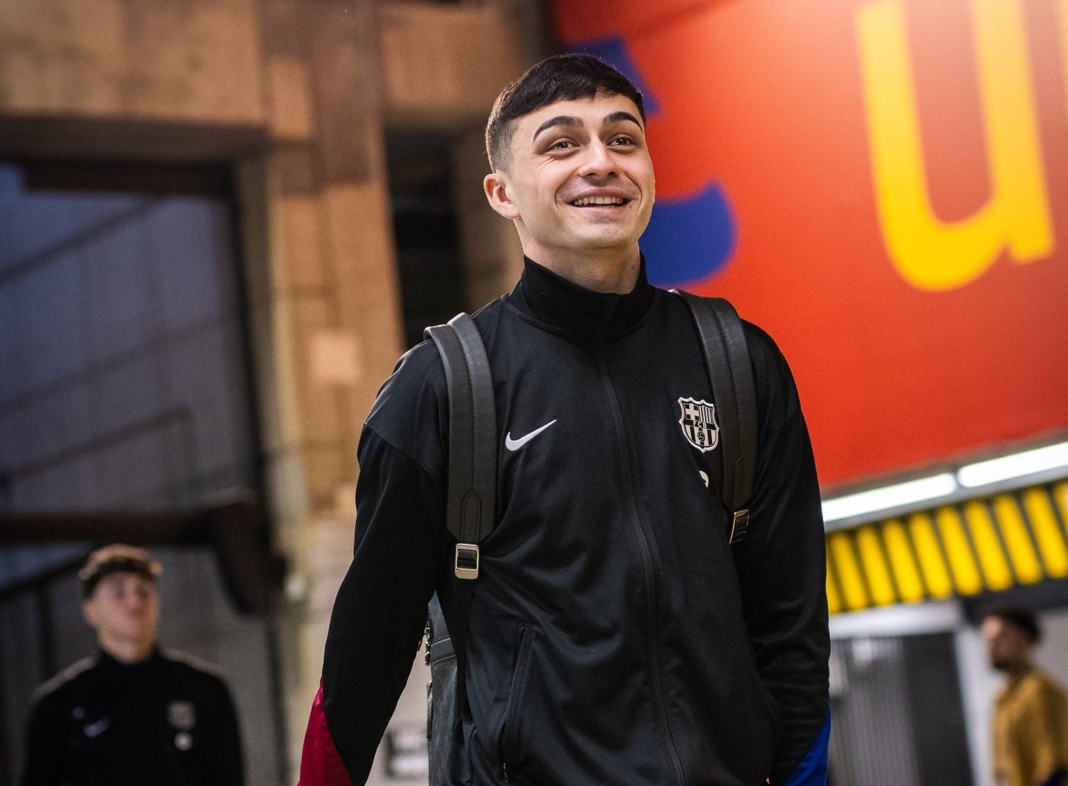 Pedri antes del partido contra Las Palmas (@FCBarcelona)