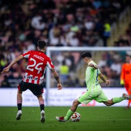 Pedri en la semifinal de la Supercopa ante el Athletic Club (@Pedri)