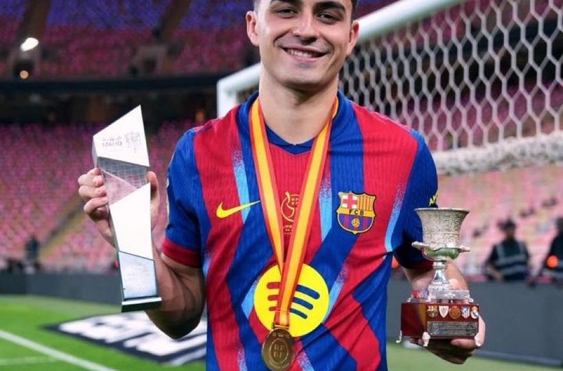 Pedri repite como ganador de la Supercopa de España (@Pedri)