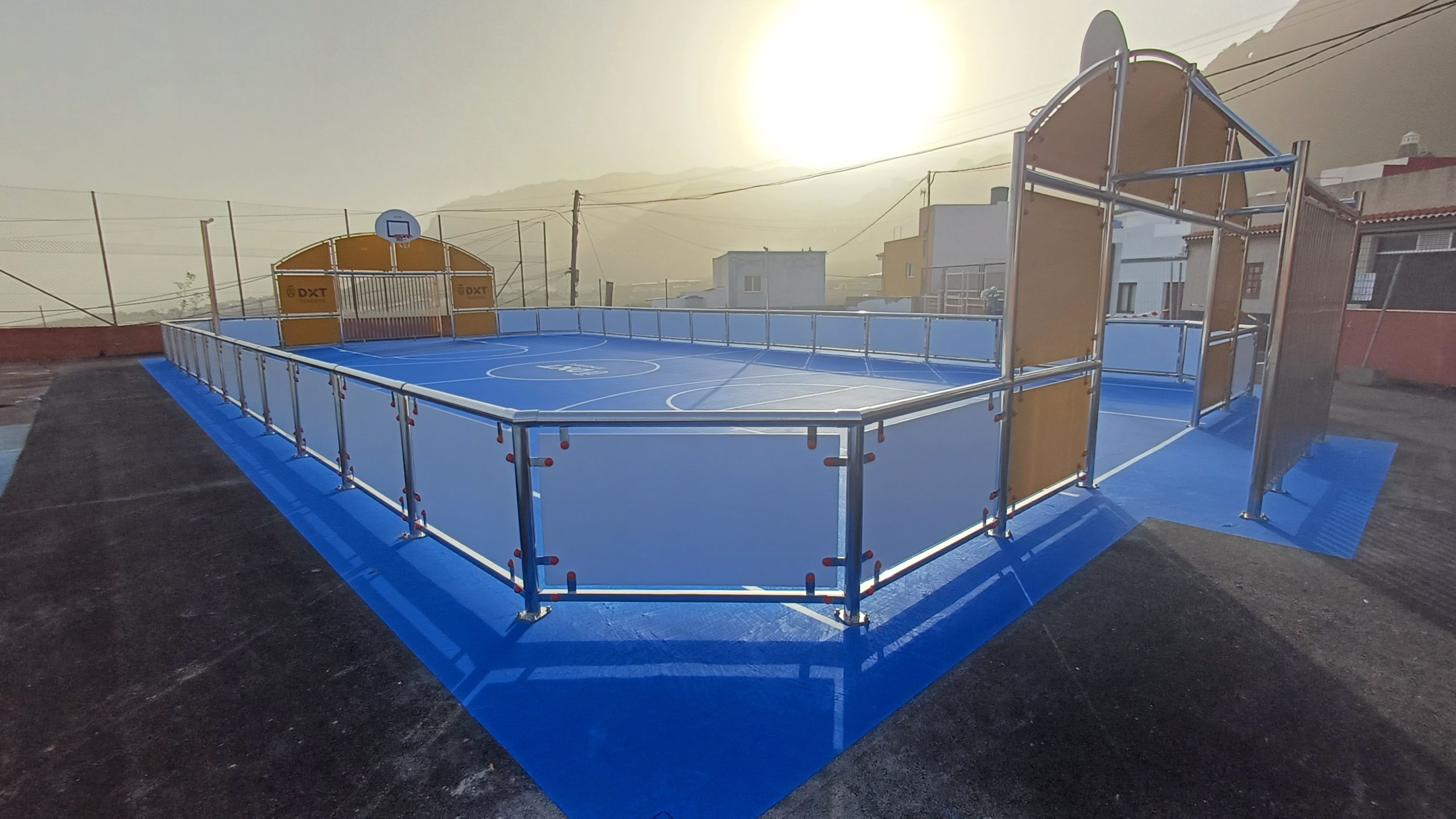 Pista multideporte en Los Silos. (CEDIDA)