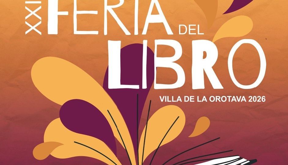 Cartel de la feria del libro de La Orotava. (CEDIDO)
