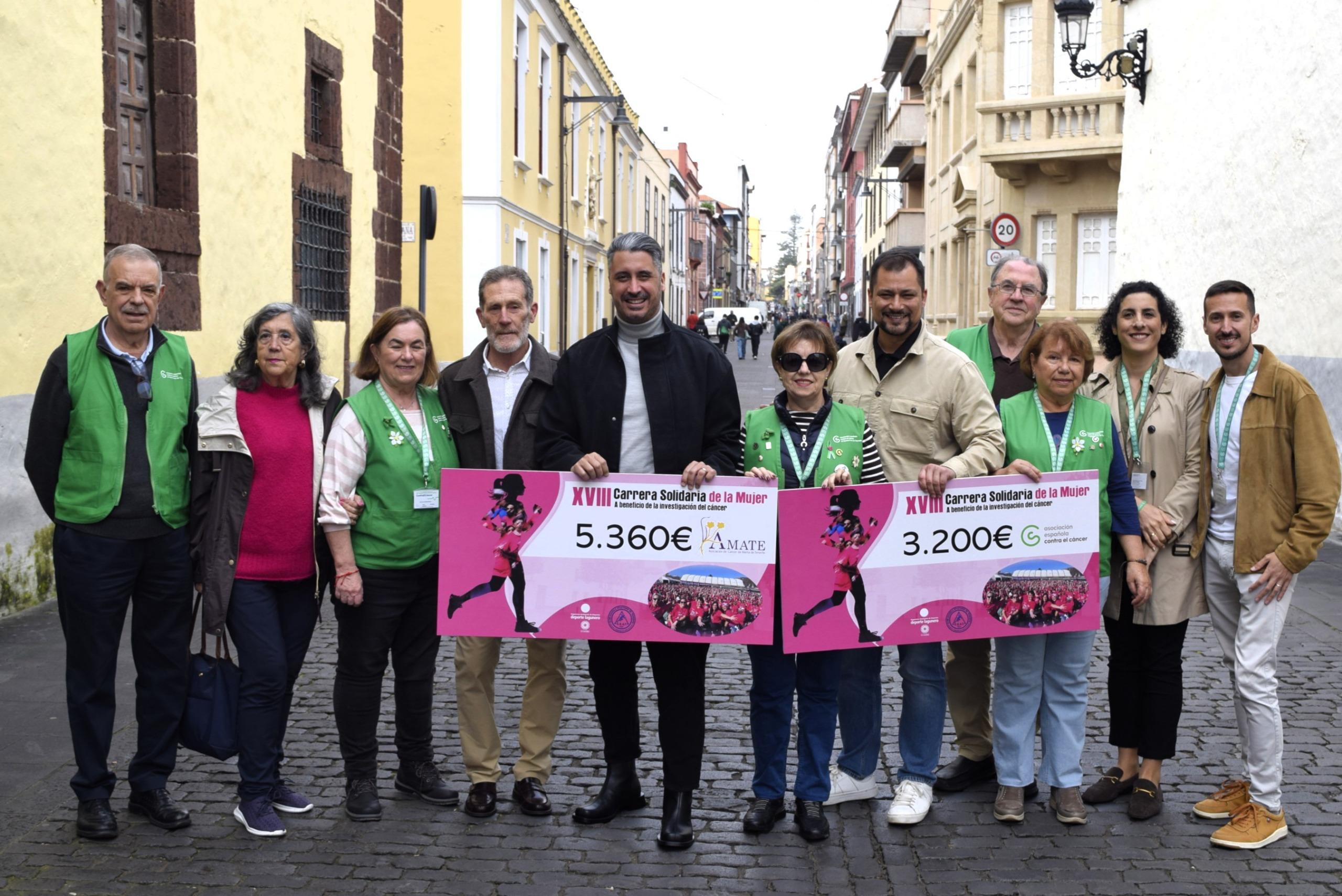 Imagen de la entrega del cheque (CEDIDA)