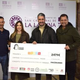 Imagen de la entrega del cheque (CEDIDA)