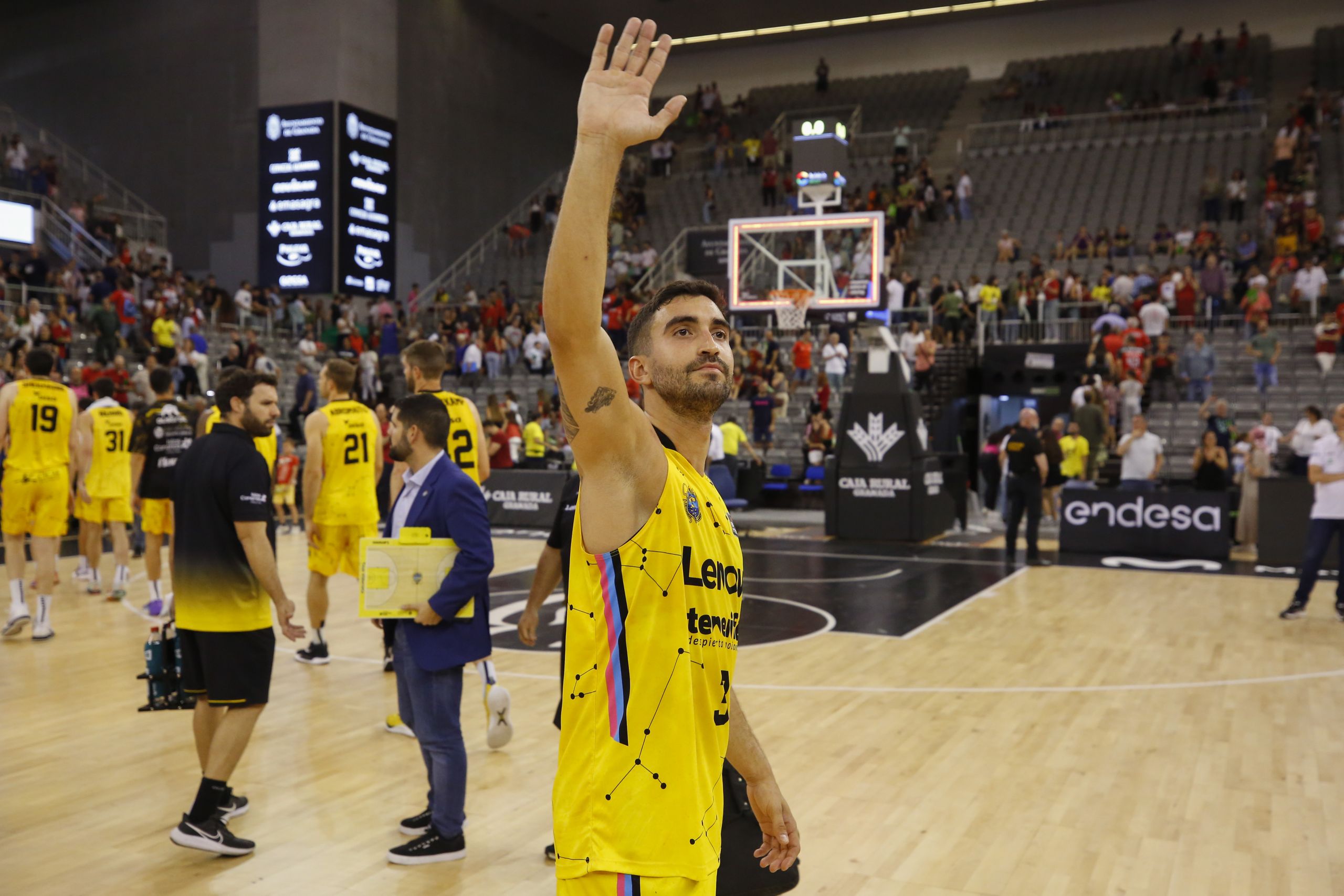 Jaime Fernández después del partido en Granada (ACB MEDIA)