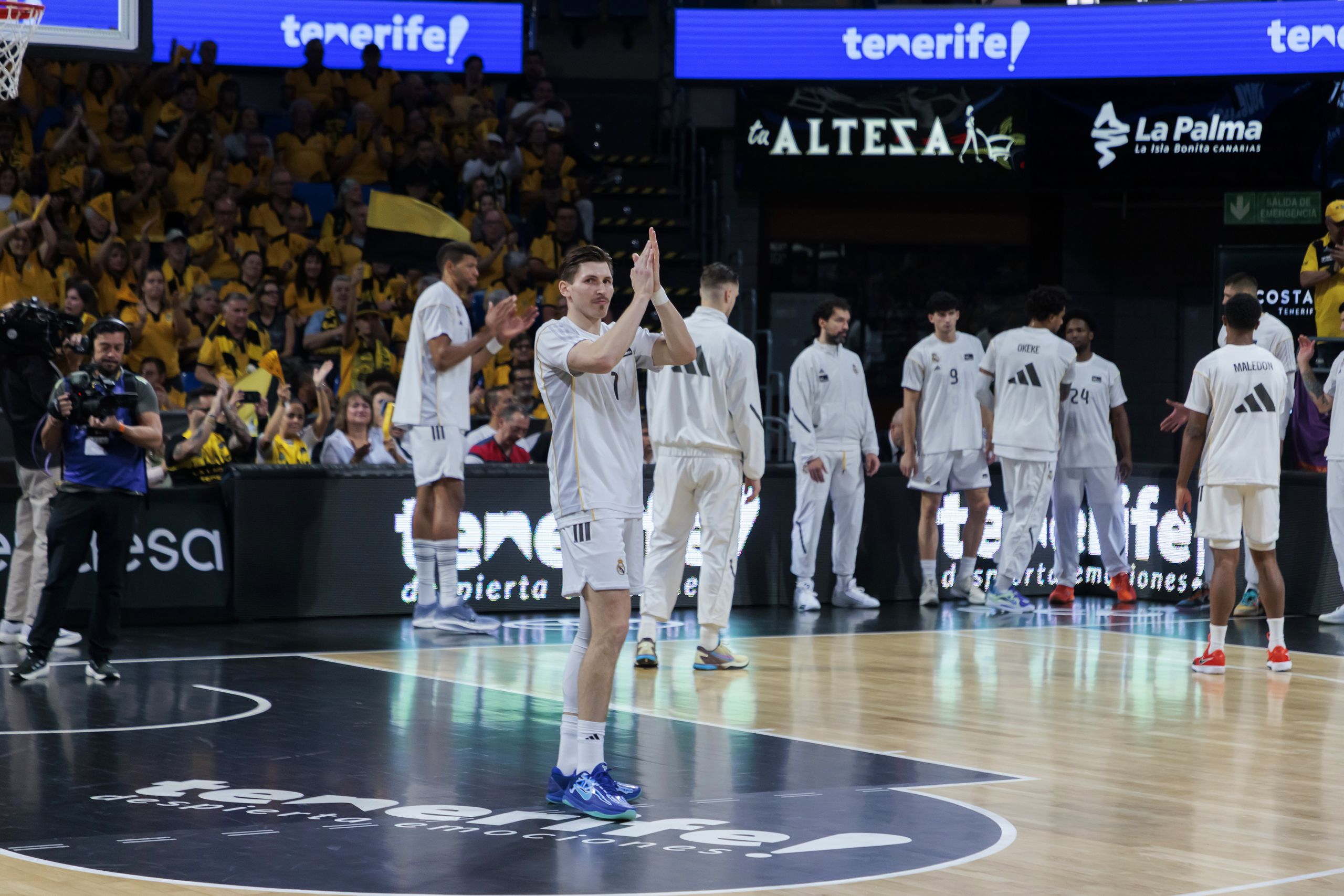 David Krämer en su regreso al Santiago Martín (ACB Media / Emilio Cobos)