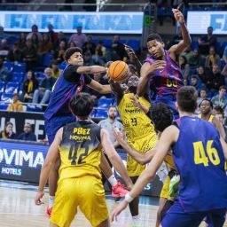 Acción del partido (EMILIO COBOS / CB CANARIAS).